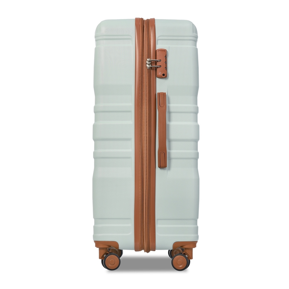 Luggage Sets Expandable ABS 3pcs Luggage Sets Hardside Suitcase Sets Spinner Suitcase with TSA Lock (20''24''28'')