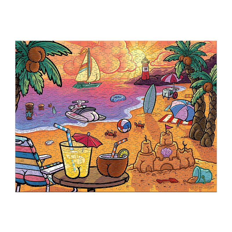 Ceaco Butts On Things Suns Out 500-Piece Jigsaw Puzzle