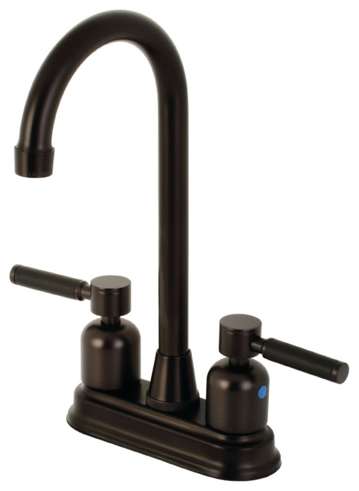 Kingston Brass KB849.DKL Kaiser 1.8 GPM Standard Bar Faucet   Modern   Bar Faucets   by GwG Outlet  Houzz