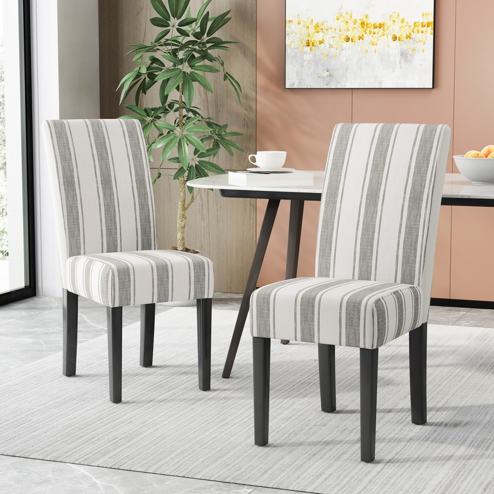 Pollards Upholstered Dining Chairs (Set of 2) by Christopher Knight Home