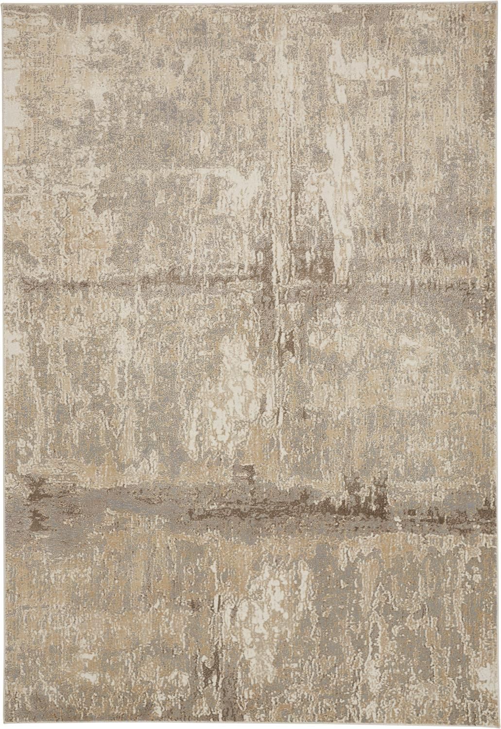 Parker Ivory and Gray Rug by BD Fine