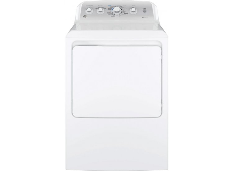 GE 7.2 Cu. Ft. White Gas Dryer