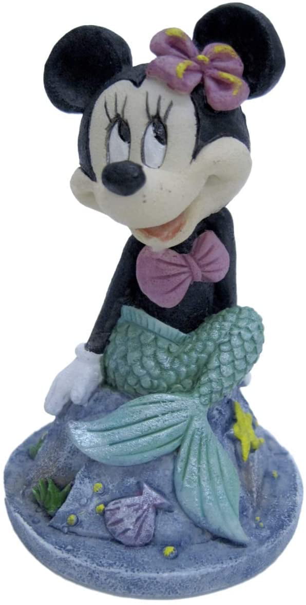 Penn-Plax Licensed Classic Disney Aquarium Ornament – Mermaid Minnie (Mini)