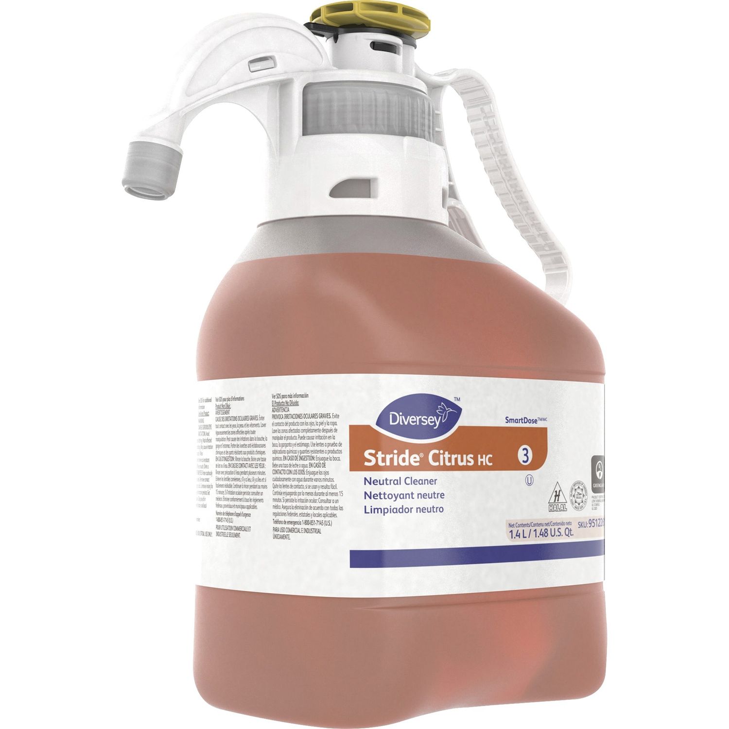 Stride Citrus HC Neutral Cleaner by Diversey， Inc DVO95122613CT