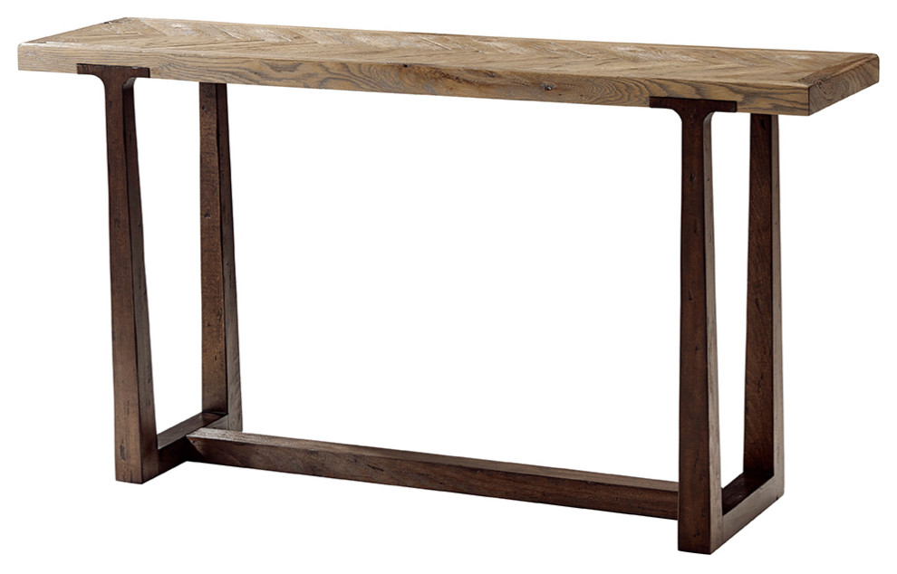 Chevron Modern Console Table   Transitional   Console Tables   by English Georgian America  Houzz