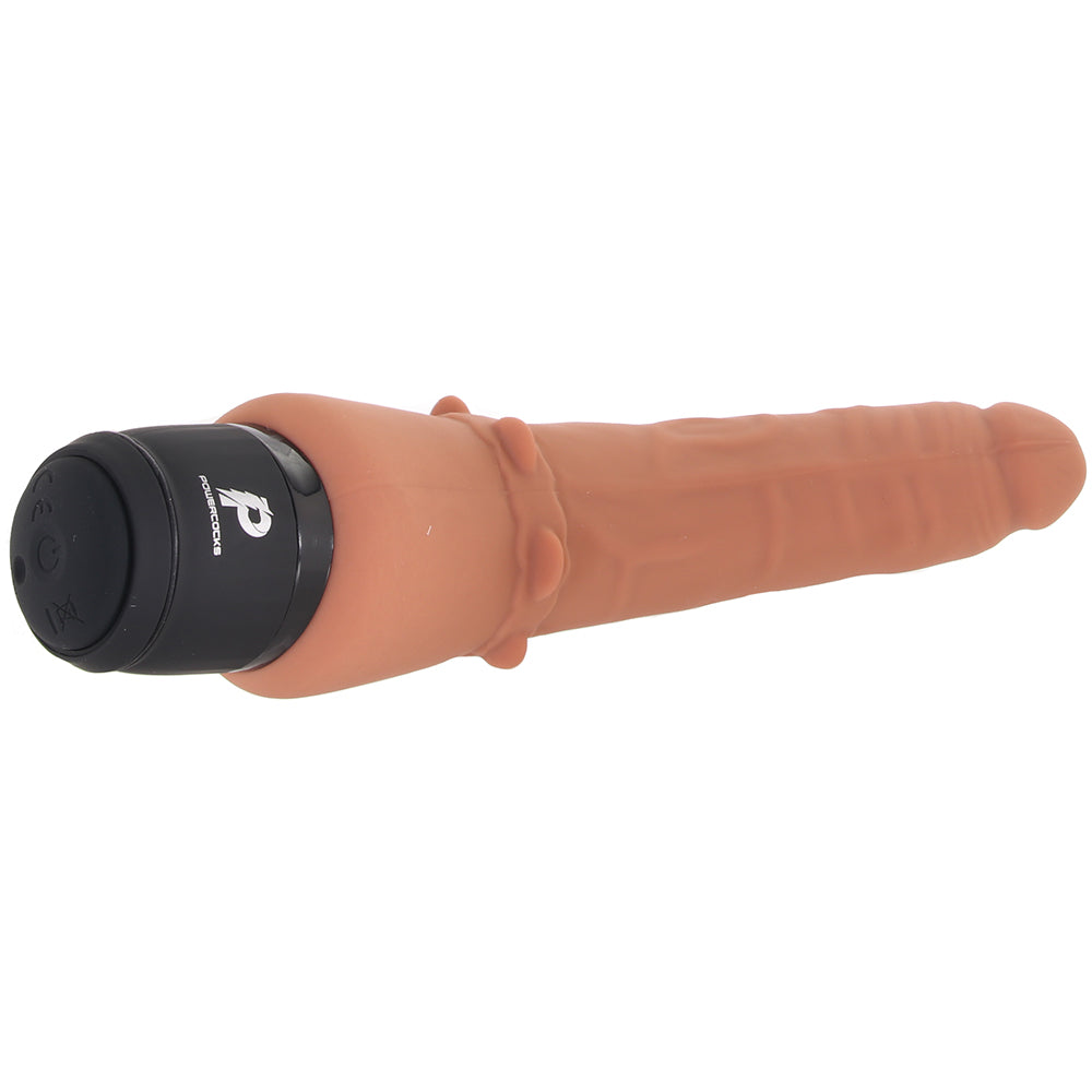 PowerCock 7 Inch Slim Realistic Vibe in Mocha