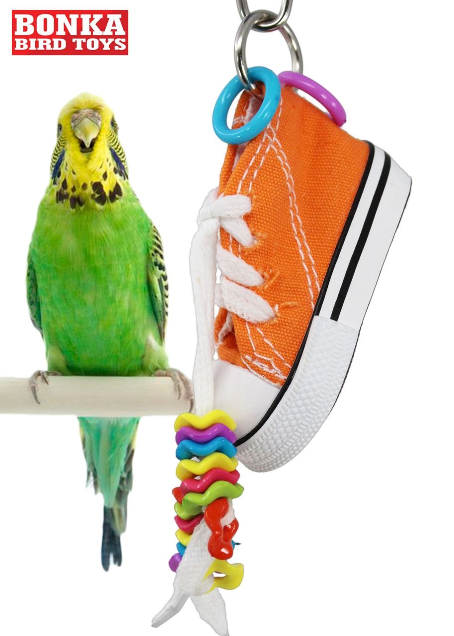 Bonka Bird Toys 1928 Wiggle Sneaker Bird Toy.