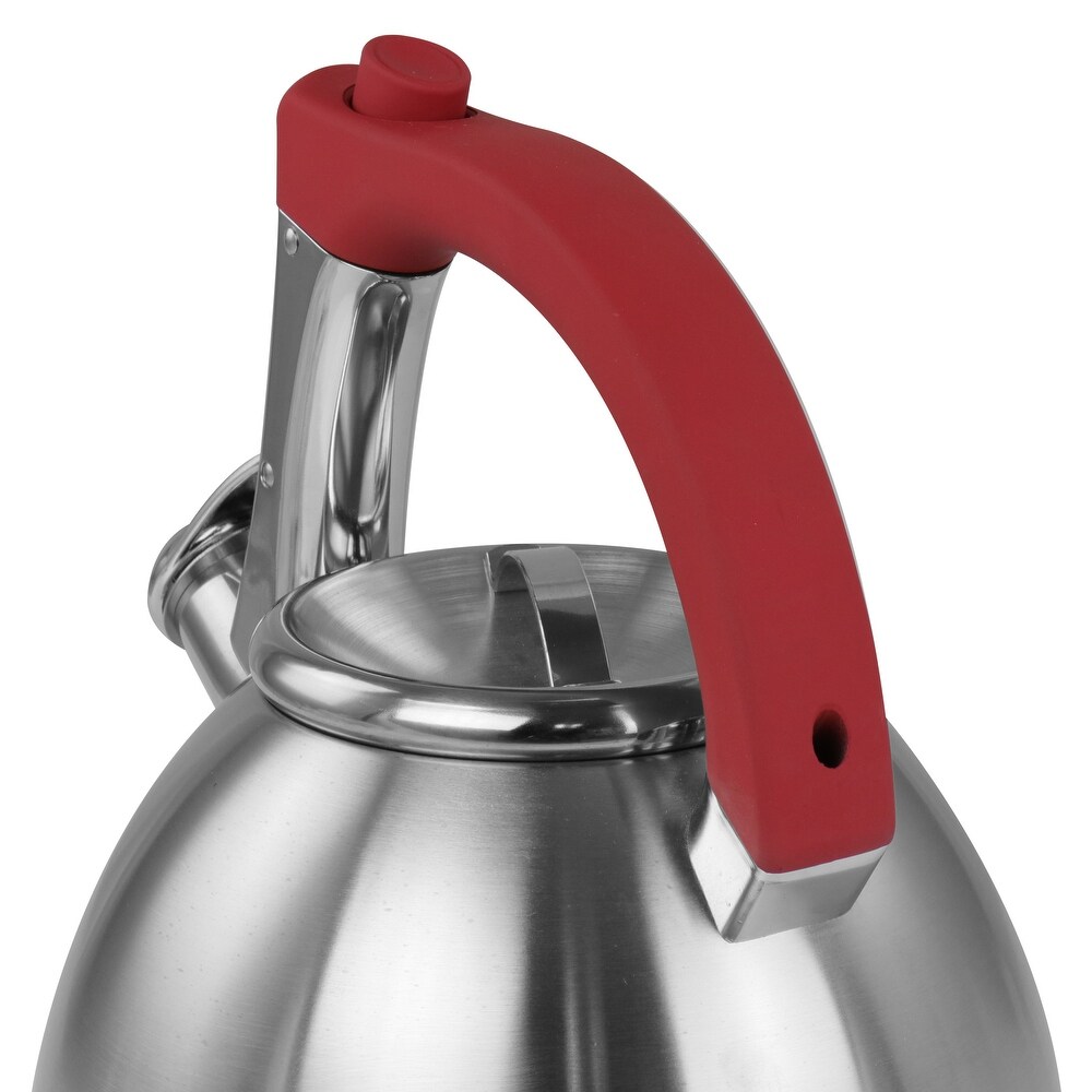 Mr. Coffee 1.8 quart Stainless Steel Whistling Tea Kettle   1.8 Quarts