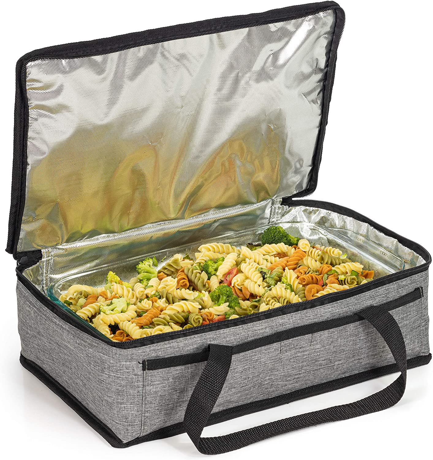 Vp Home Insulated Casserole Carrier Travel Bag (Heather Gray)