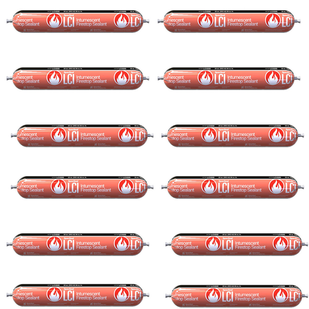 SpecSeal LCI Intumescent Firestop Sealant 12pk ;