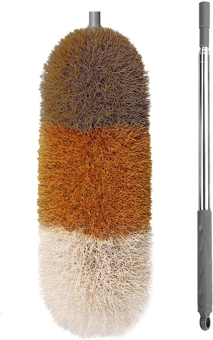 BOOMJOY Microfiber Feather Duster with Extendable Pole, 100