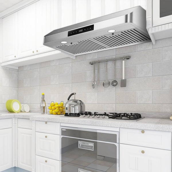 30 inch Range Hood with Dual Motors Stainless Steel Kitchen Hood