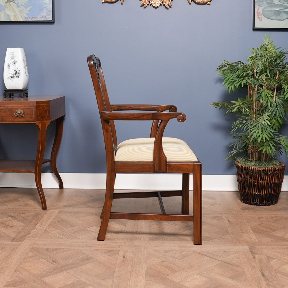 Country Chippendale Arm Chair   Traditional   Dining Chairs   by Niagara Furniture  Houzz