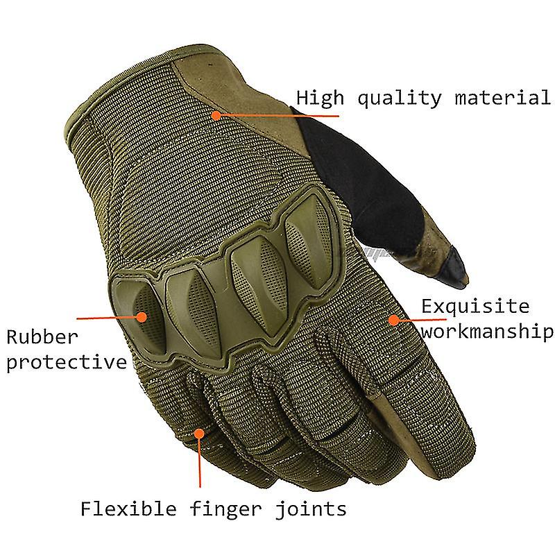 Tactical Gloves Touch Screen Full Finger Military Airsift Paintball Shooting Hiking Climbing Camo Hunting Glove