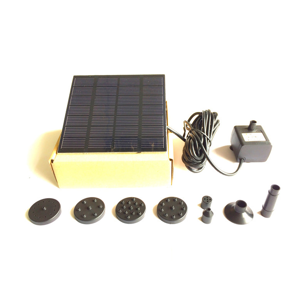 7V 1.5W Solar Water Pump Fountain Garden Plants Watering Power Fountains Pool Home Garden Fish Pond Waterpump