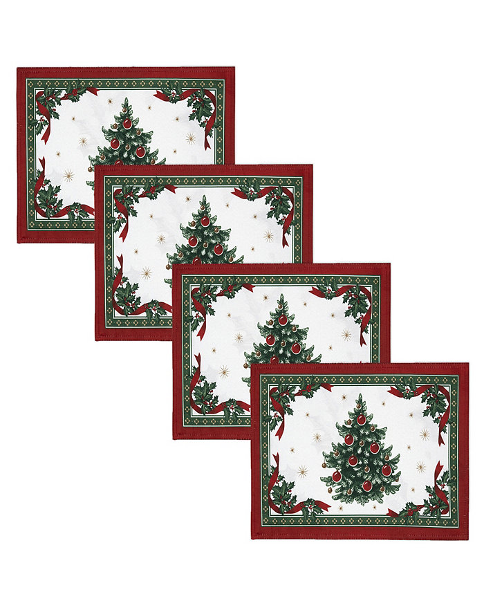 Villeroy and Boch Toy's Delight Fabric Placemats Set of 4 13 x 19