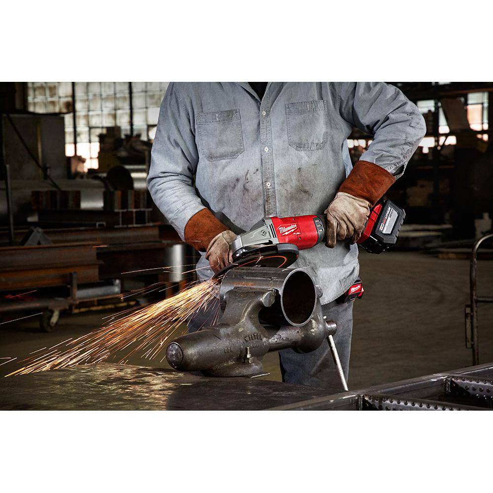 MW M18 FUEL 18-V Lithium-Ion Brushless Cordless 7 in.9 in. Angle Grinder with 12 in. Hammer DrillDriver 2785-20-2904-20