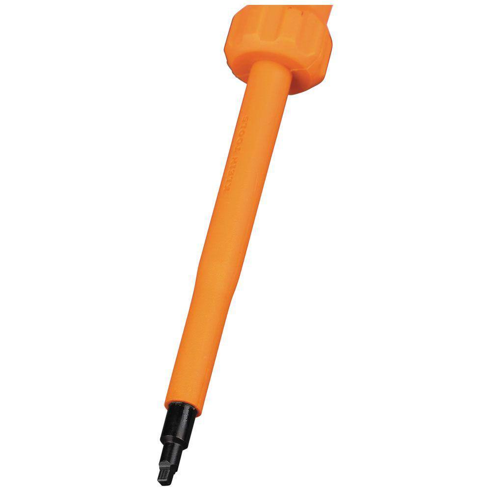 Klein Tools #1 Square Tip 4 in. Shank Insulated Screwdriver 6884INS