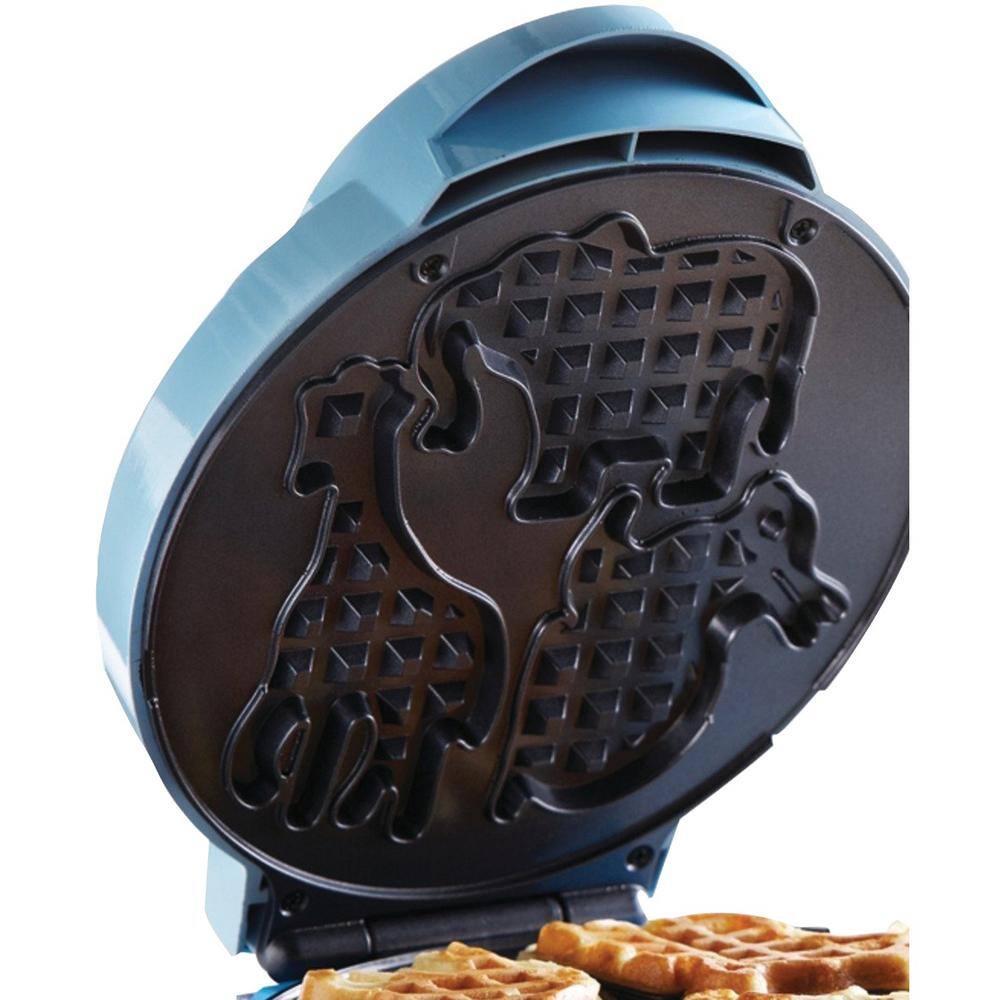 Brentwood Appliances Blue Animal-Shapes Waffle Maker TS-253