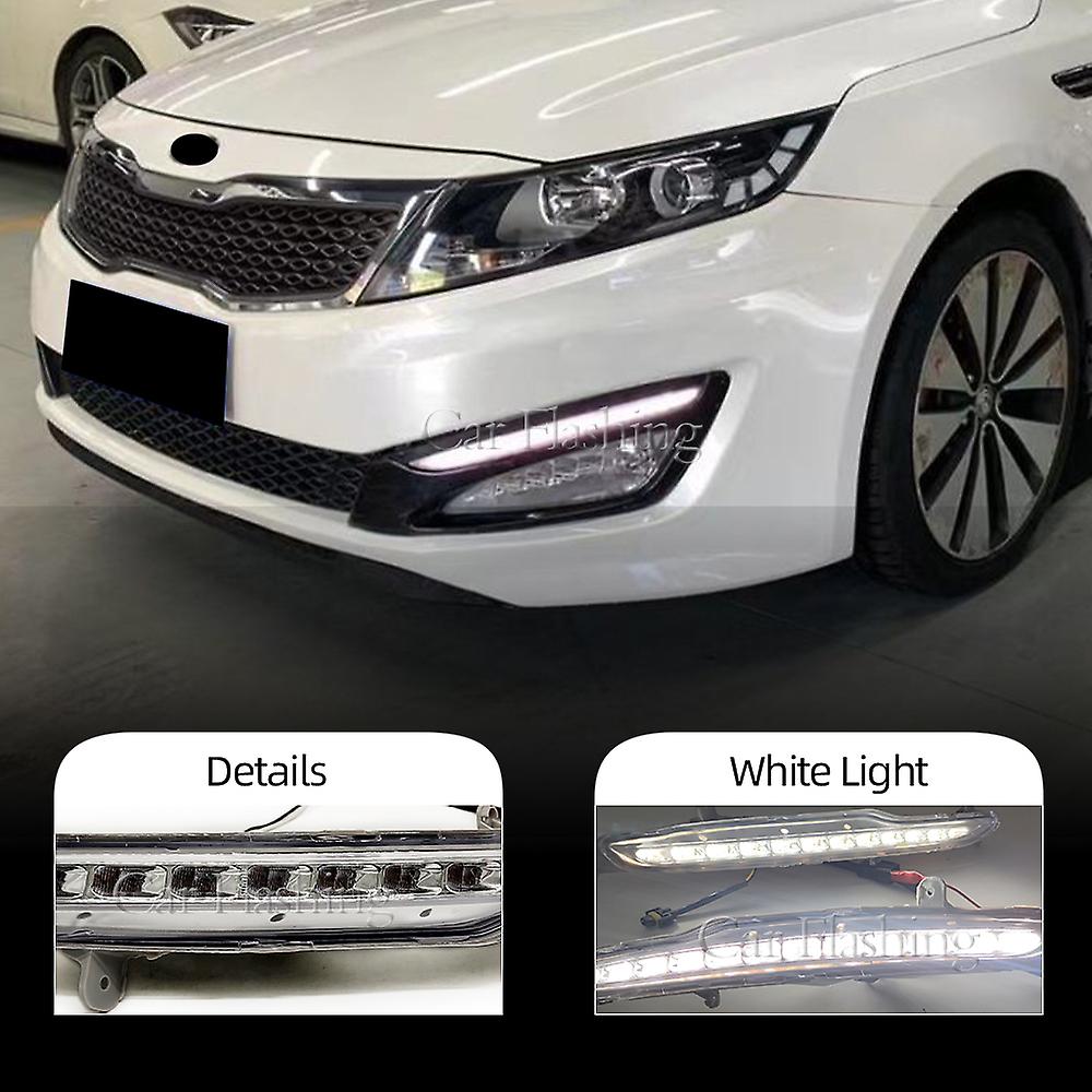 Born Pretty Car Left Right Drl Front Bumper Led Daytime Running Light For Kia K5 Optima 2011 2012 2013 2014 Day Light