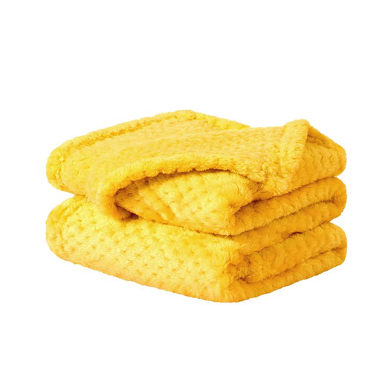 Luxury Fleece Bed Blanket Woven Mesh Pet 30x40