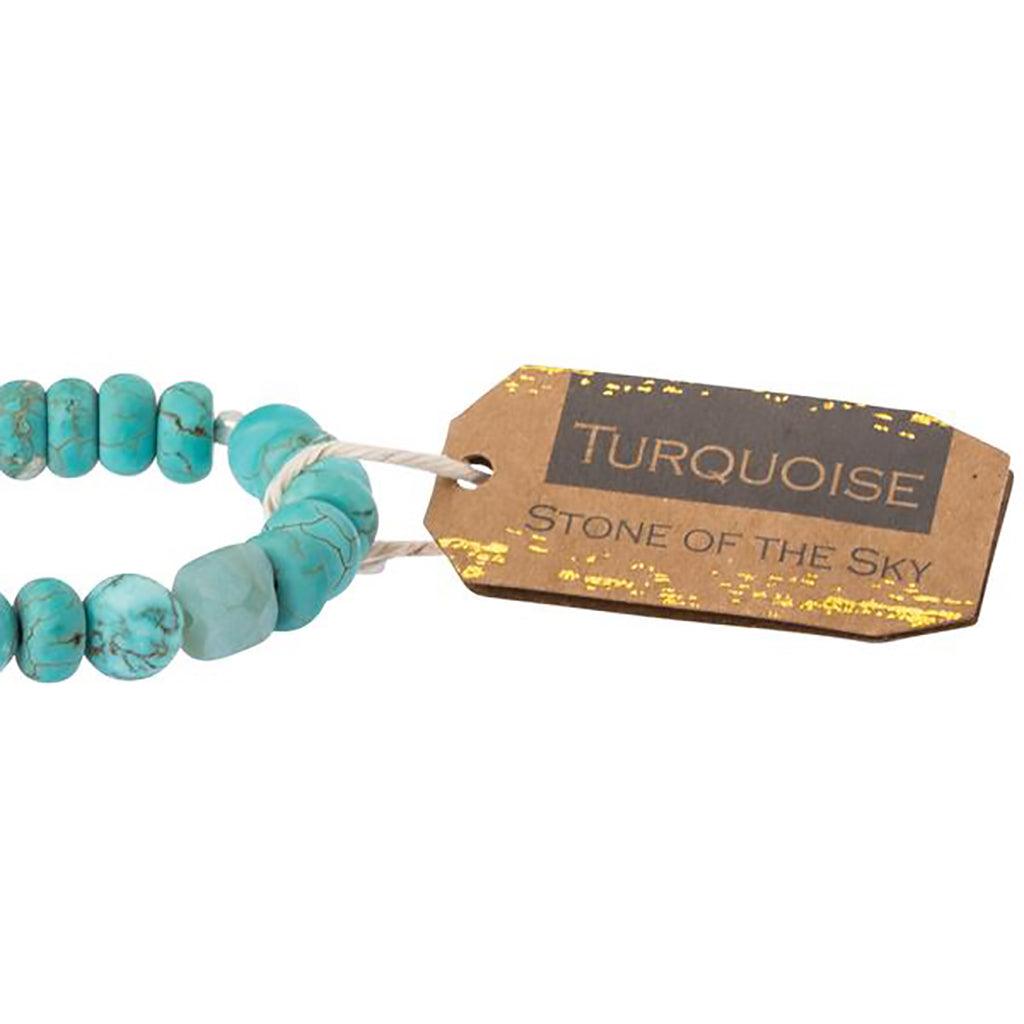 Scout Curated Wears  Turquoise Stone Bracelet - Stone of the Sky