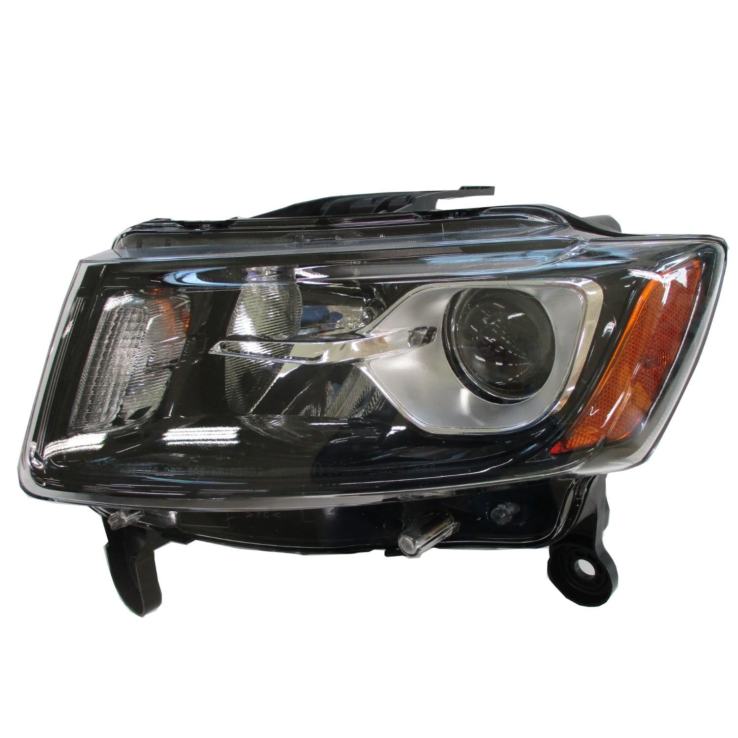 New CAPA Certified Standard Replacement Driver Side Headlight Assembly， Fits 2014-2016 Jeep Grand Cherokee