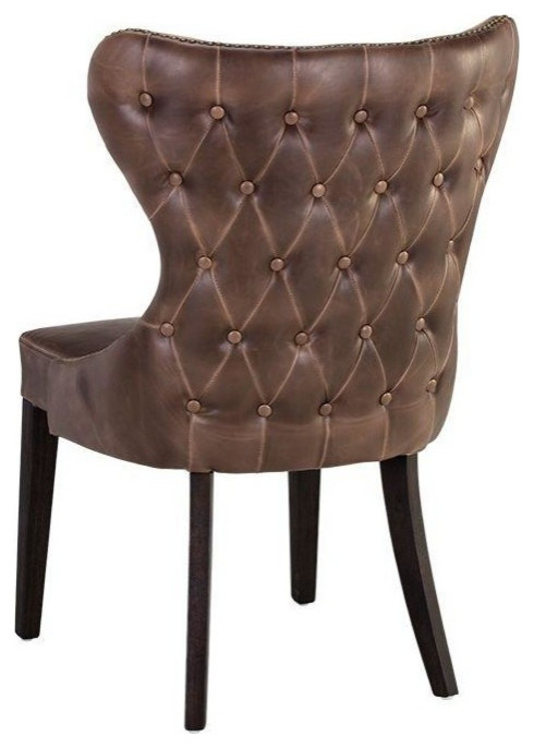 Emily Dining Chair Havana Dark Brown (Set of 2)   Transitional   Dining Chairs   by Virgil Stanis Design  Houzz