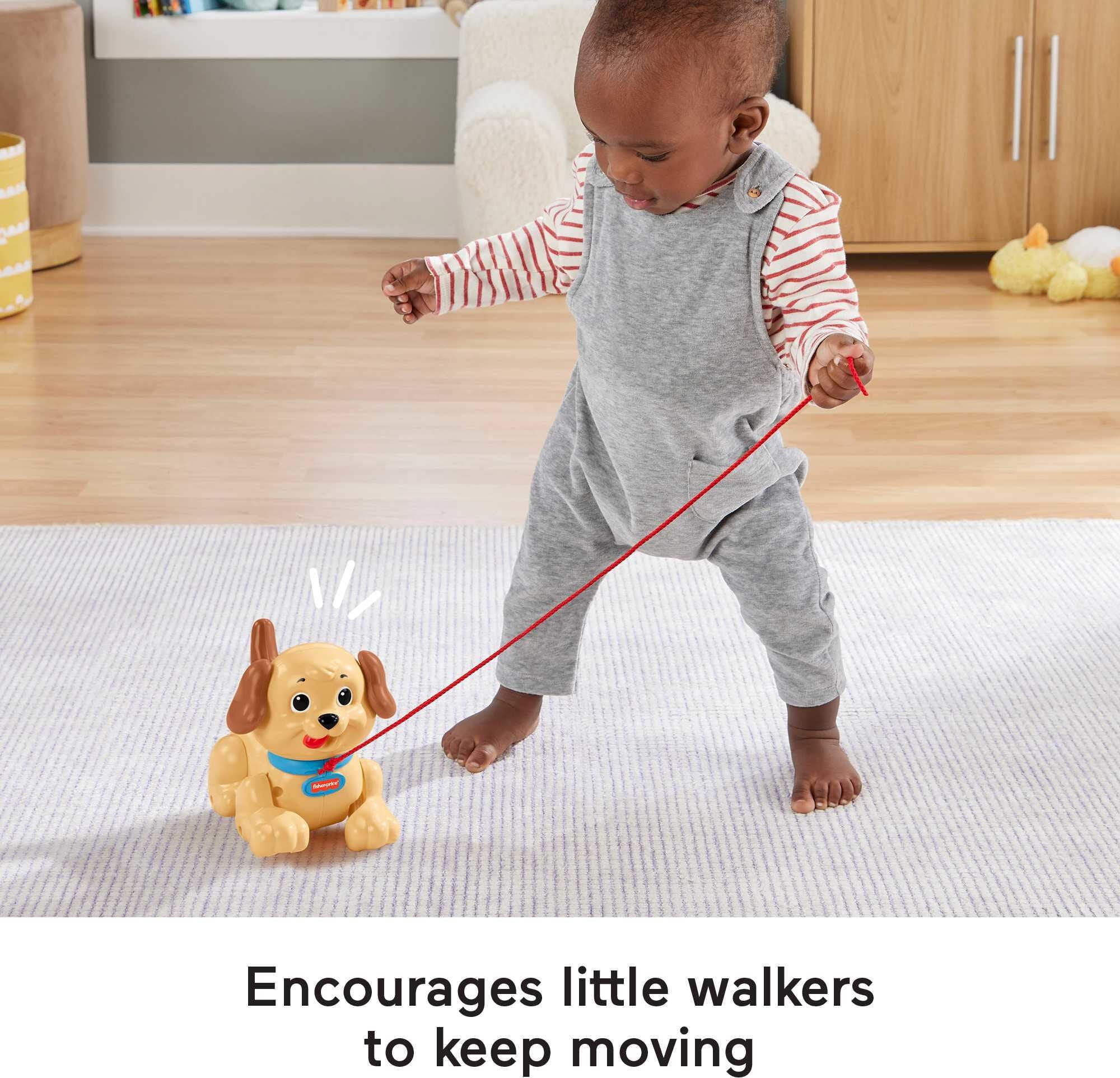Fisher-Price Lil' Snoopy， Pull-Along Infant Walking Toy