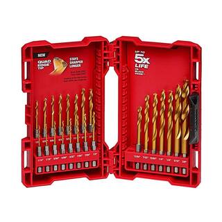 MW SHOCKWAVE IMPACT DUTY Titanium Twist Drill Bit Set (23-Piece) 48-89-4631