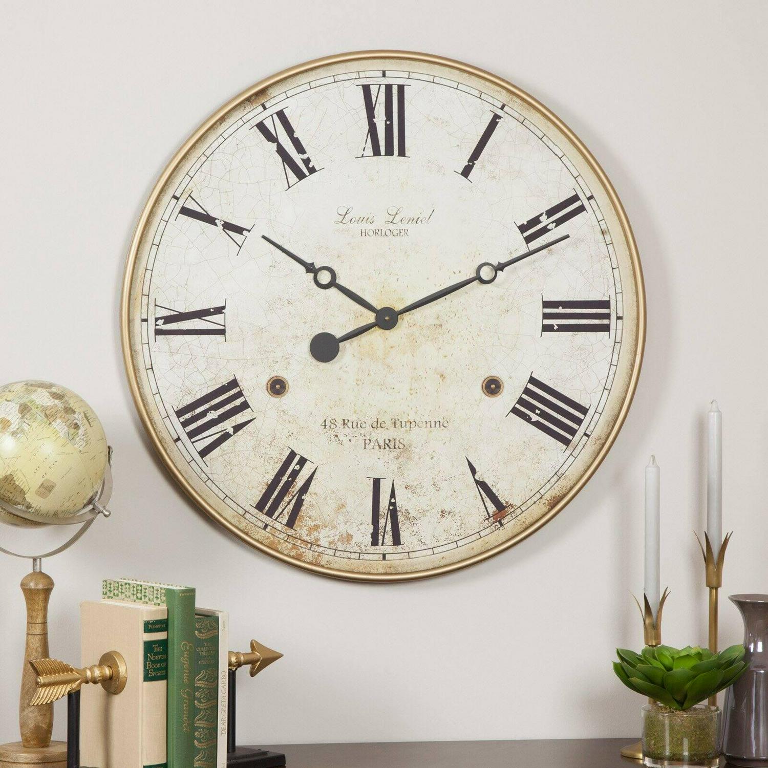 Aspire Home Accents Leniel Large Wall Clock