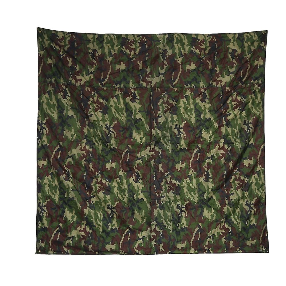 Camouflage Outdoor Portable Lightweight Rainproof Mat Raintent Tarp Shelter (2*2m)