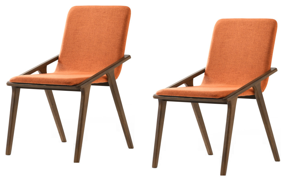 Modrest Zeppelin Modern Dining Chairs  Set of 2   Midcentury   Dining Chairs   by Vig Furniture Inc.  Houzz