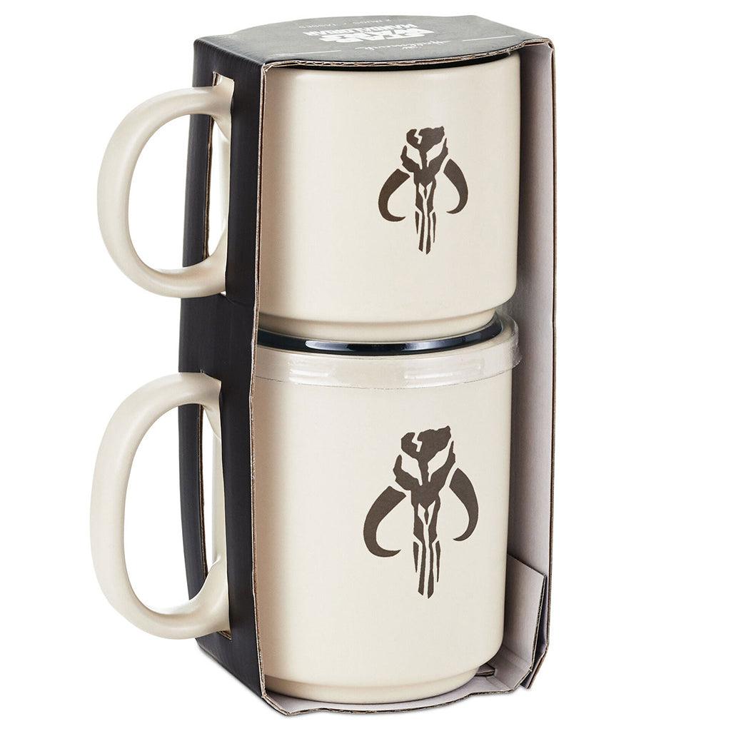 Hallmark  Star Wars The Mandalorian™ and Grogu™ Adult and Child Stacking Mugs, Set of 2