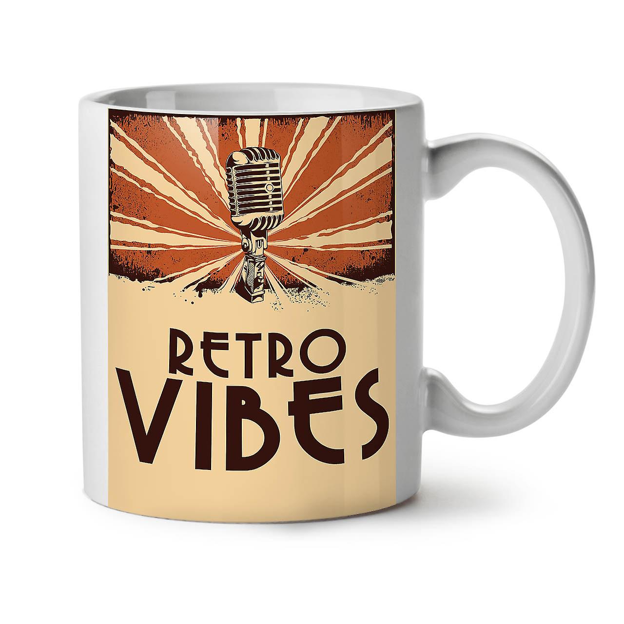 Retro Vibes Old NEW White Tea Coffee Ceramic Mug 11 oz | Wellcoda