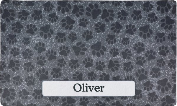 Drymate Paw Dots Personalized Dog and Cat Placemat