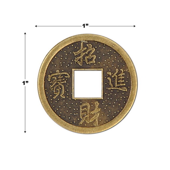 Beistle 57856 Authentic Chinese Good Luck Coins  m...