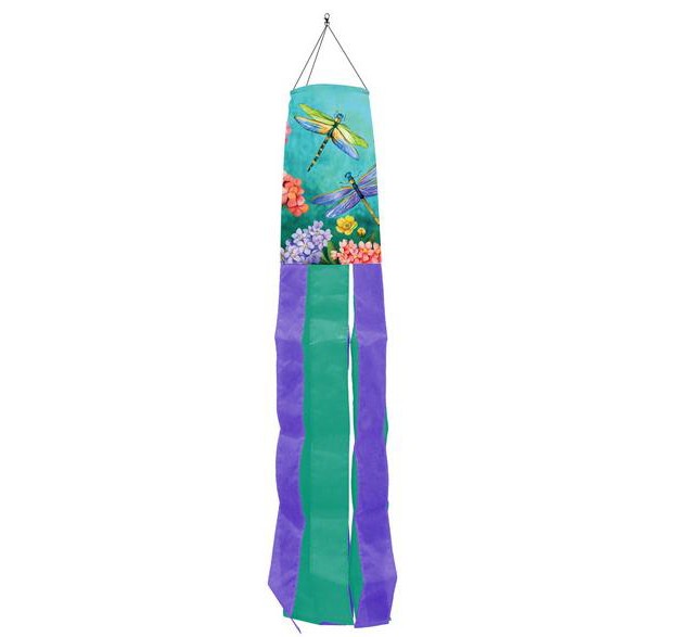 Briarwood Lane Spring Dragonfly Garden Spring Windsock Wind Twister 40x6