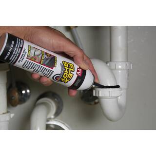 FLEX SEAL FAMILY OF PRODUCTS Flex Shot 8 fl. oz. Clear Thick Rubber Mildew Resistant Waterproof Sealant (4-Pack) FSH8C-4CS