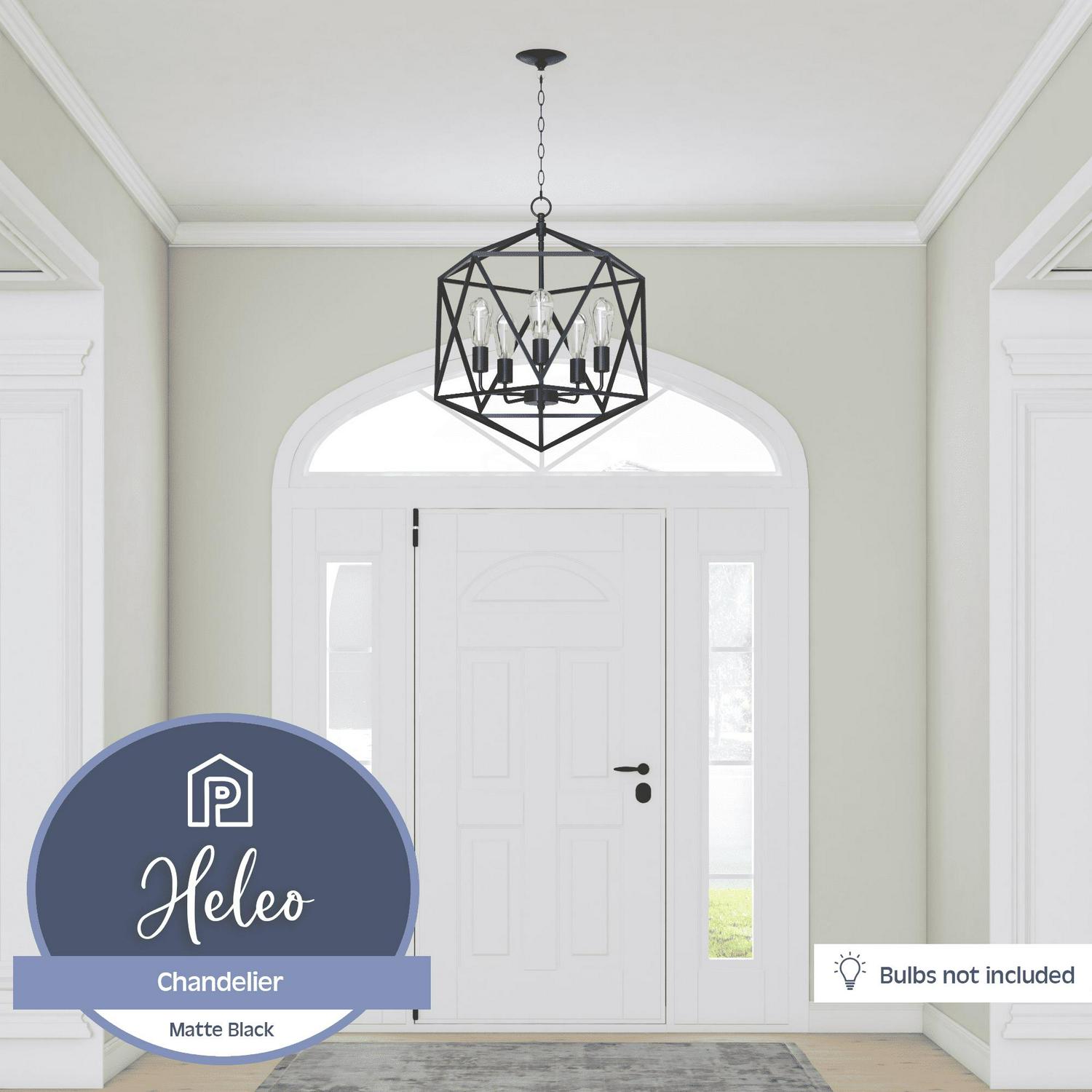 Prominence Home Heleo Chandelier in Matte Black