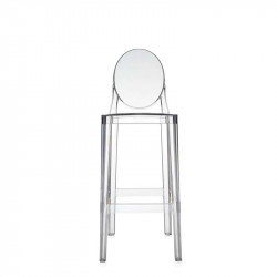 Tabouret haut One more dossier médaillon KARTELL - Tabouret de bar H75CM