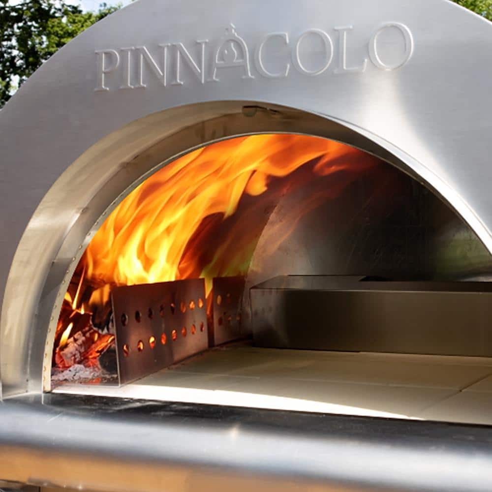 PINNACOLO IBRIDO (Hybrid) Wood and Gas Outdoor Pizza Oven with Accessories PPO-1-03