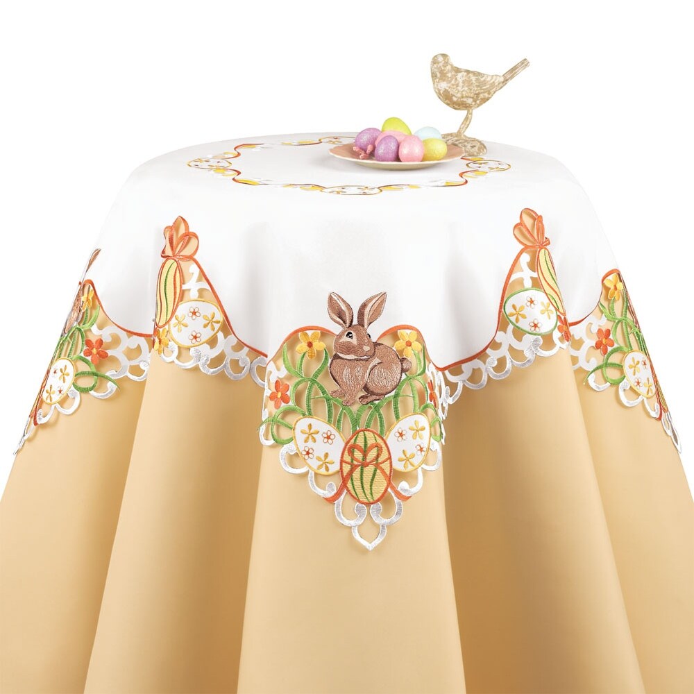 Easter Bunny and Eggs Table Linens