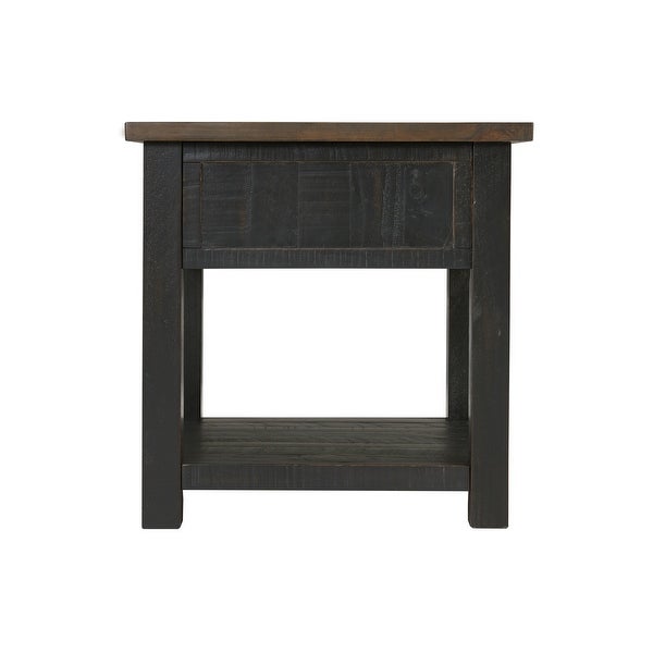 The Gray Barn Downington Solid Wood End Table