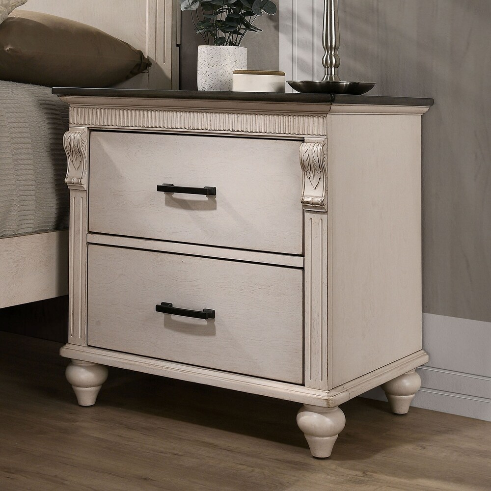 1pc Nightstand Solidwood Bedside Table