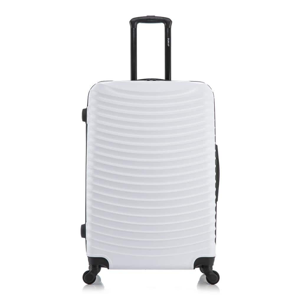 DUKAP 28 in. White Adly Lightweight Hardside Spinner DKADL00L-WHI