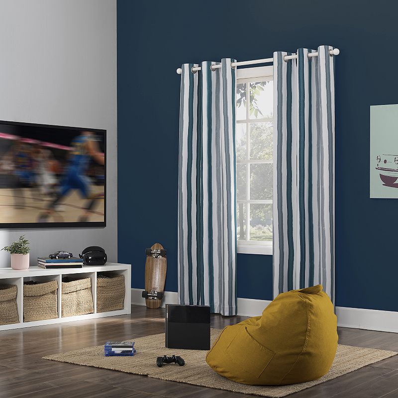 Sun Zero Generation Pippa 100% Blackout Grommet Window Curtain