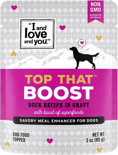 I and Love and You Top That Boost Duck Recipe Grain-Free Dog Food Topper