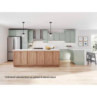 Hampton Assembled 36x34.5x24 in. Accessible Sink Base Kitchen Cabinet in Unfinished Beech KSBA36-UF