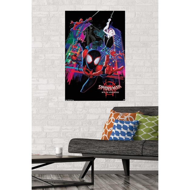 Trends International Marvel Cinematic Universe Spider man Into The Spider verse Group Unframed Wall Poster Prints